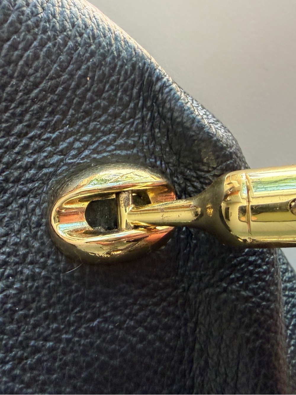Valentina Italia Pebbled Leather Satchel - Picture 3 of 7